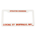 Hi-Impact 3D Two Corner License Plate Frame - ABS